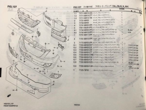 *** Cervo HG21S 3 type original parts catalog the first version 08.05***