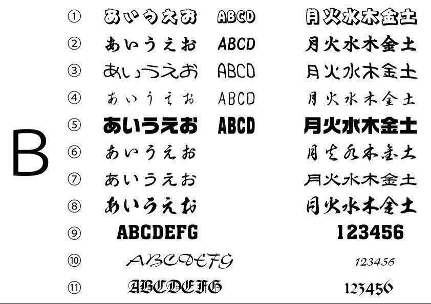 カッティングステッカー　シール　デカール　切り文字ステッカー　作成 作製　オーダーオリジナルステッカー　塗装用ステッカー　23-1212_画像3