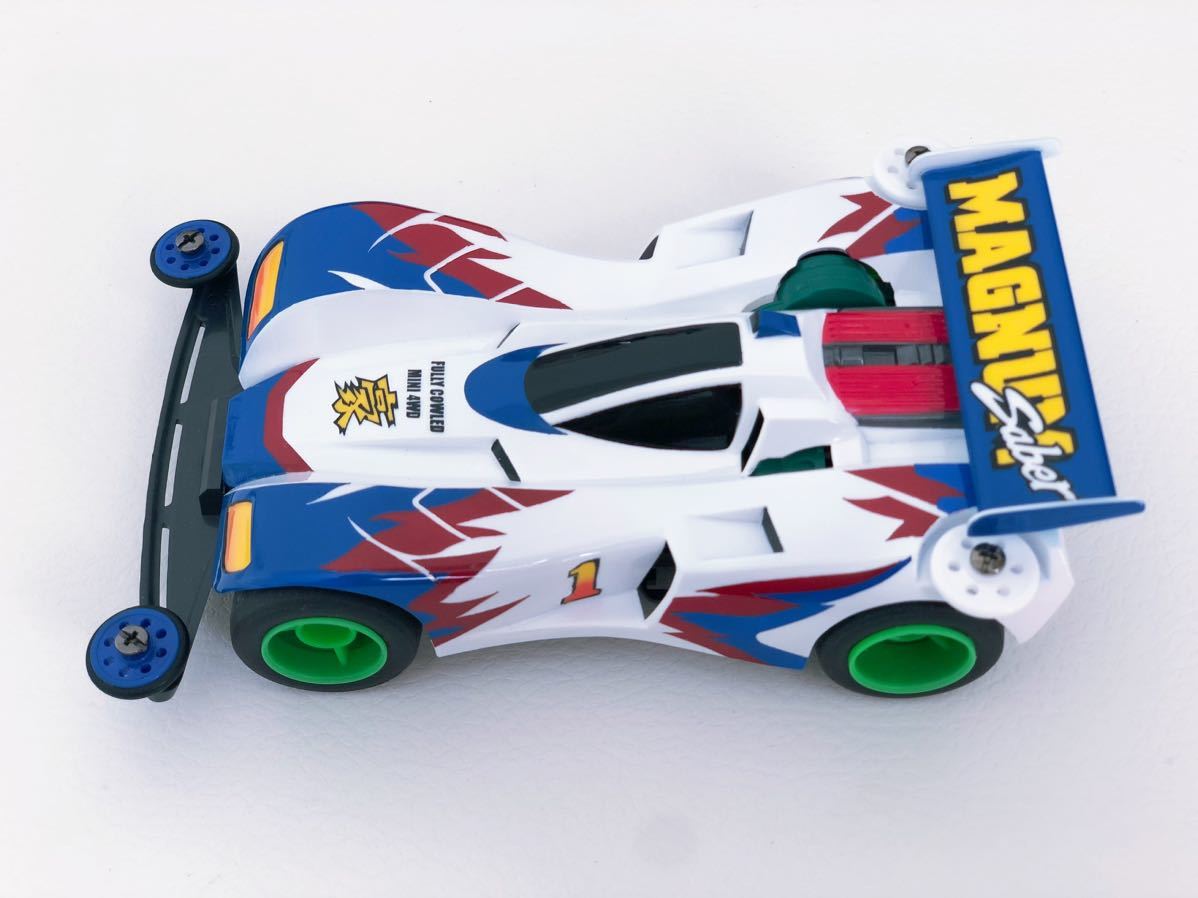 [ ultimate beautiful goods * has painted ] Mini 4WD Bakusou Kyoudai Let's & Go!! Magnum Saber 