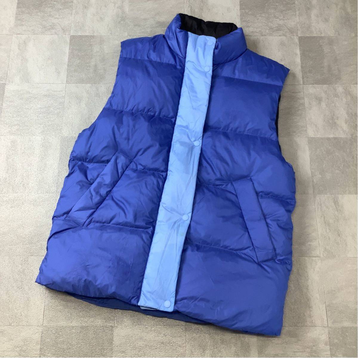 22 year of model MARNI UNIQLO Marni Uniqlo volume down vest lady's XS size oversize BLUE