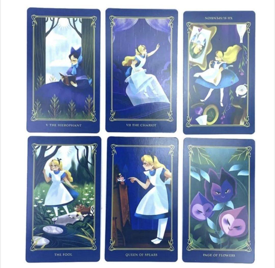 【新品】アリスタロットカード　ブルーのドレスに金髪の可愛いアリスのカード