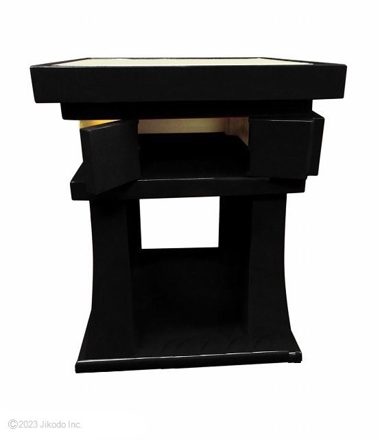 受注生産品販売】黒塗り 木柾台 倍置き台付き(幅26cm高34cm奥26 受注生産品販売】黒塗り 木柾台 倍置き台付き(幅26cm高34cm奥26