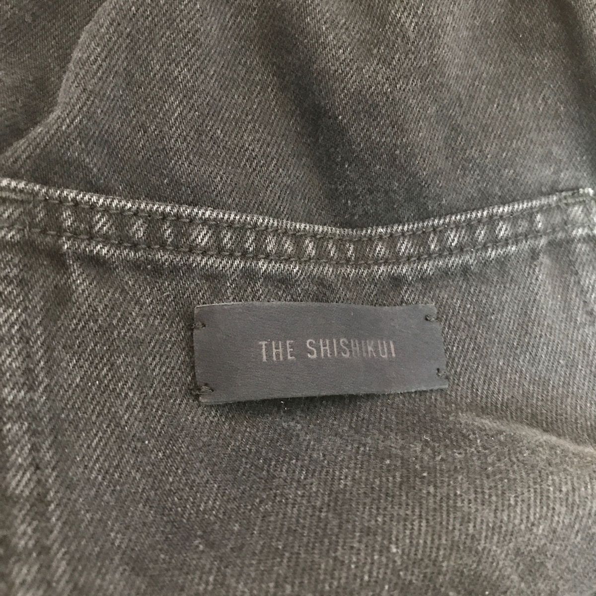 THE SHISHIKUI オーバーオール デニム サロペット ブラック THE SHISHIKUI オーバーオール デニム サロペット ブラック