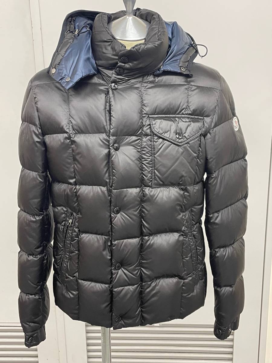 モンクレール　ダウンジャケット　フーディー　黒 　MONCLER_画像6