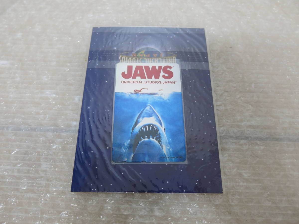 テレカ 50度 JAWS ジョーズ　USJ ユニバーサルスタジオジャパン 未使用_画像1