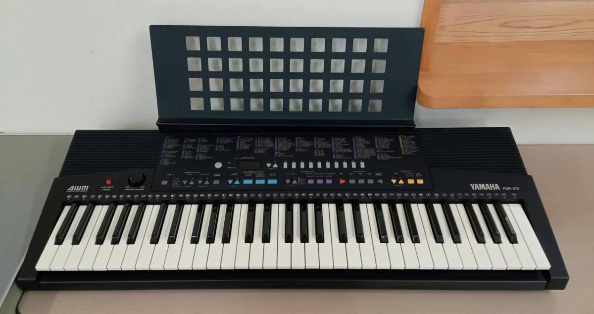 【YAMAHA PSR-210 電子キーボード】音楽 楽器 ピアノ【倉庫】1227_画像1