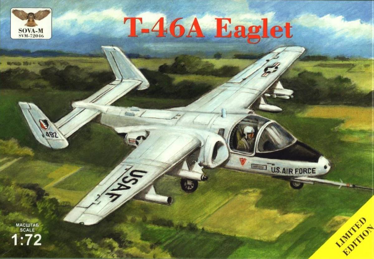 SOVA-M 1/72 アメリカ空軍練習機 フェアチャイルド・リパブリック T-46A イーグレット_画像1