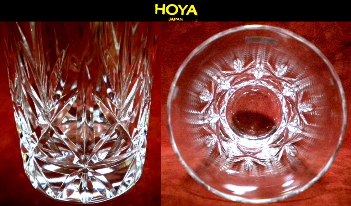 売切 HOYA クリスタル グラス 容量大:290cc 1客 日本製 未使用品 箱無 B/C、寸法φ上66/下57×H122mm、重量235ｇ、口元厚1.3mm、底厚12mm_画像10