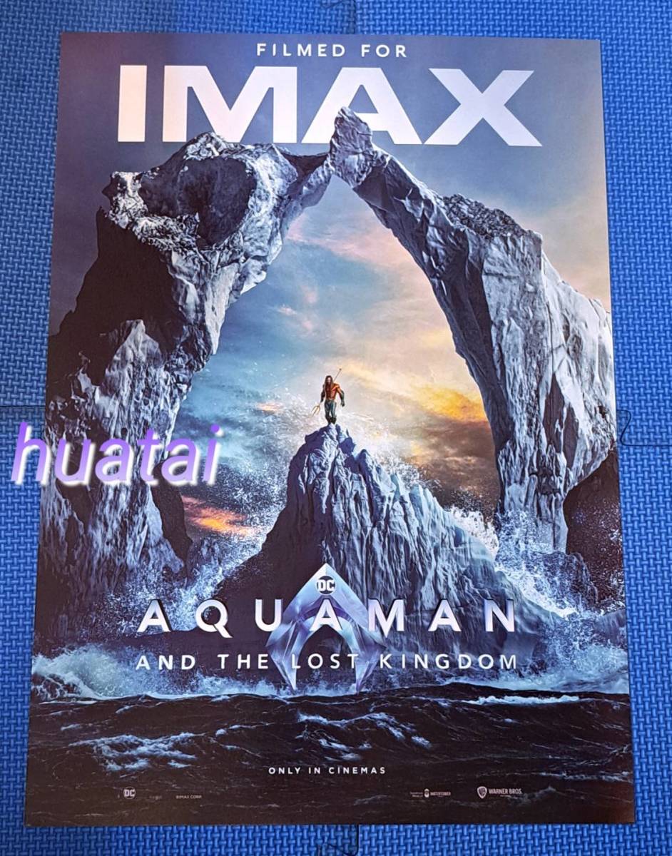 映画 アクアマン 失われた王国 ジェイソン・モモア IMAX A3告知ポスター_画像1