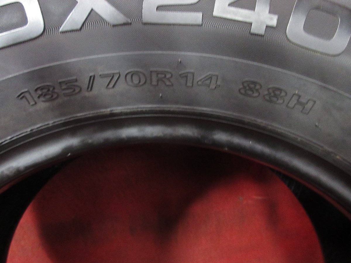 タイヤ 1本 185/70R14 DAVANTI DX 240 2019年 溝アリ 送料無料★14479T_画像3