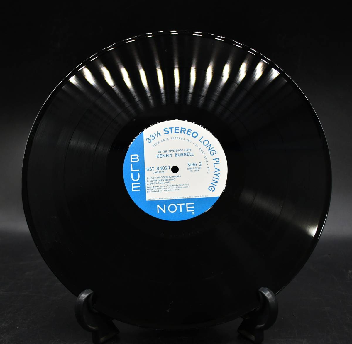 AY12-97　ケニー・バレル　アット・ファイヴ・スポット(1978年・バップ)　LP　１２インチレコード _画像2