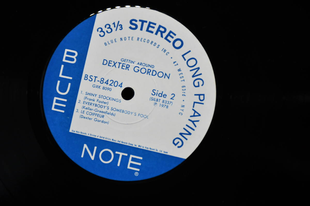 AY12-108 Dexter Gordon Gettin’ Around デクスター・ゴードン LP レコード 12インチレコード　_画像4