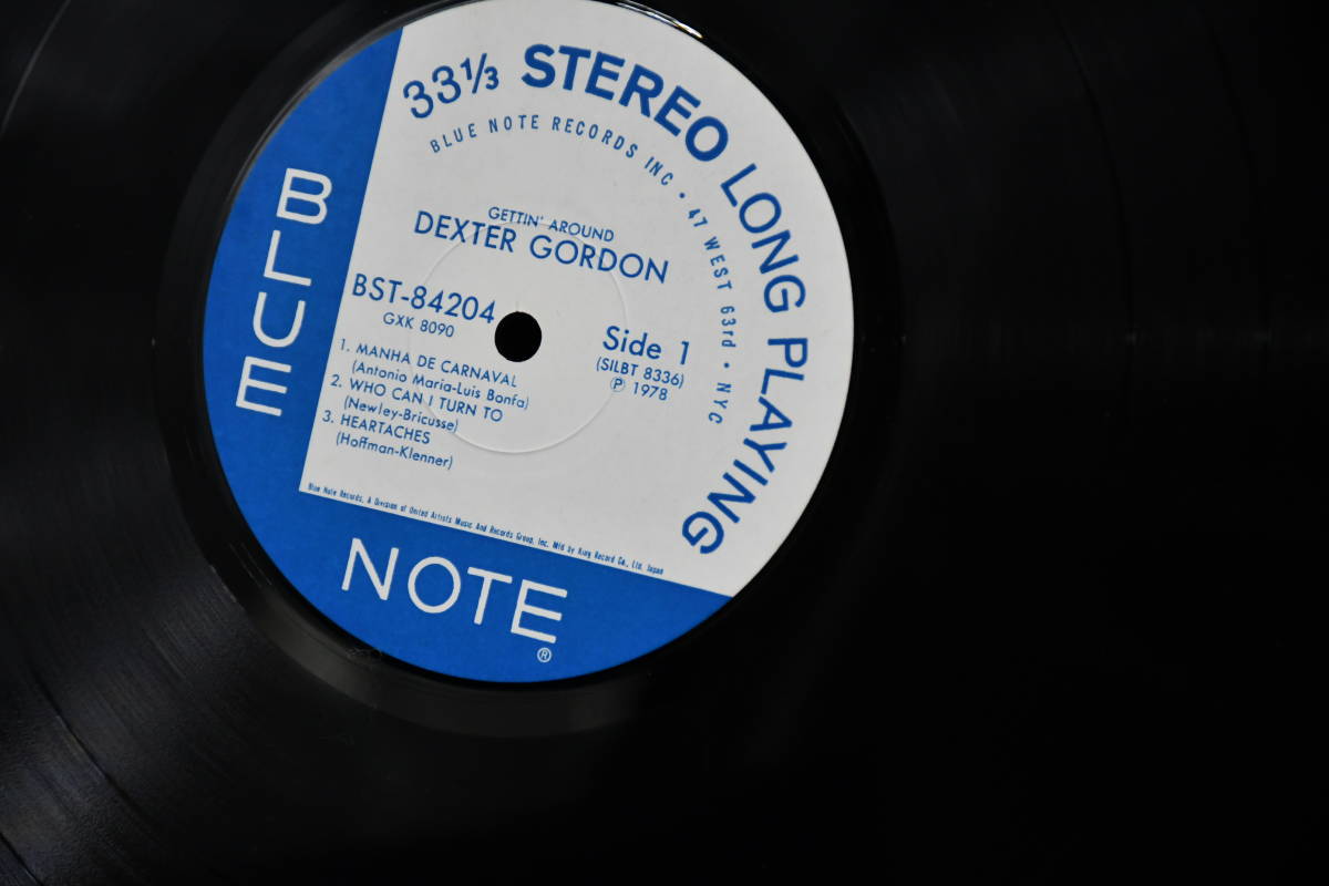 AY12-108 Dexter Gordon Gettin’ Around デクスター・ゴードン LP レコード 12インチレコード　_画像3