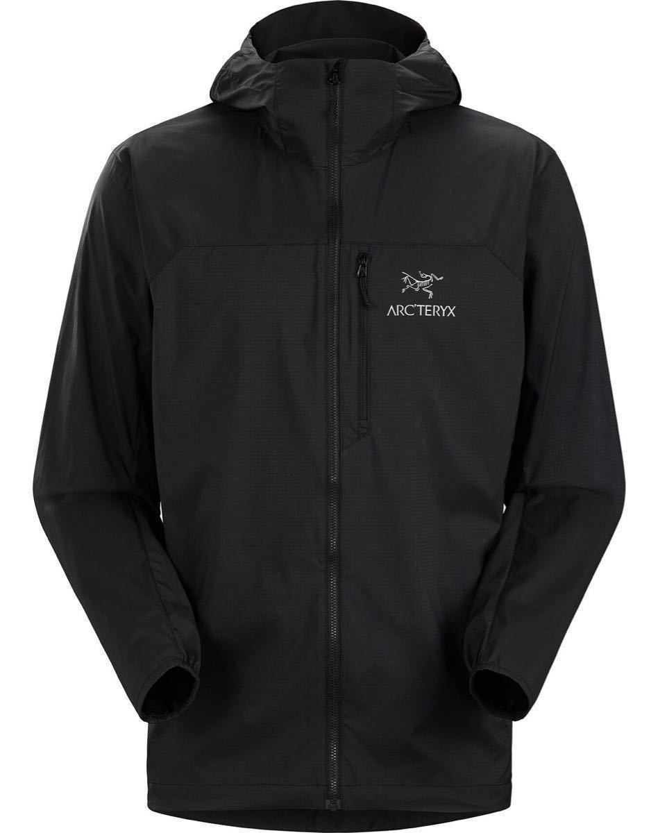 高速配送 Hoody Squamish ARC'TERYX Men's 25172 Black (Mサイズ