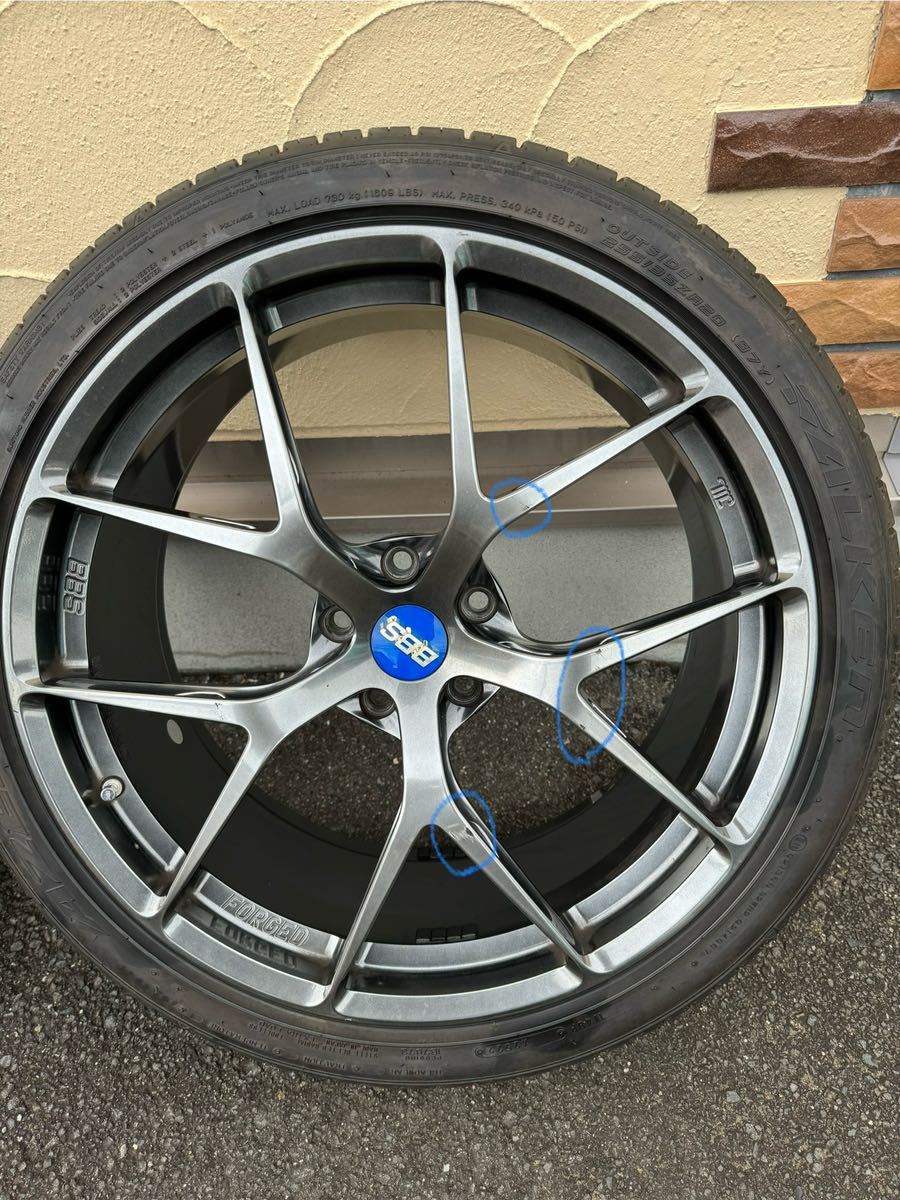  BBS FI-R ジュラルミンより軽い　PCD112　９J　オフセット35　アウディ、ベンツ、BMW等_画像2