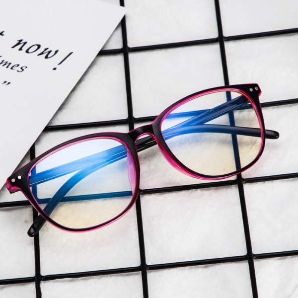  with translation * outlet [ free shipping * anonymity ]PC glasses smartphone glasses no lenses fashionable eyeglasses blue light cut pink black Boston lady's A