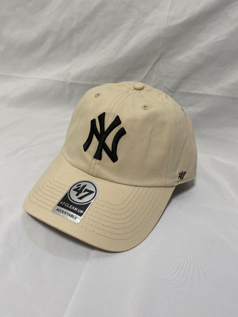 47ブランド キャップ　ニューヨークヤンキース　ベージュ 帽子