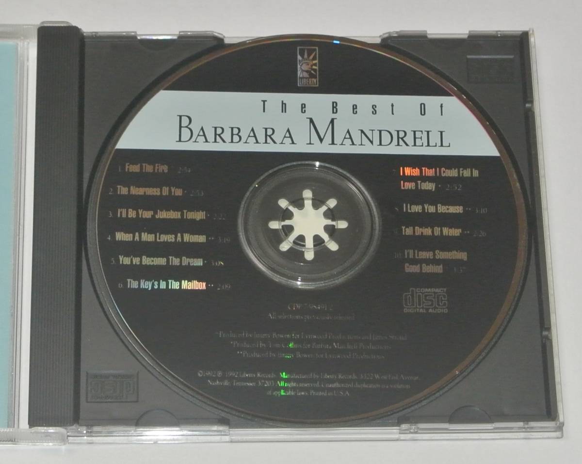 ☆バーバラ・マンドレル／THE BEST OF BARBARA MANDRELL ②☆の画像3