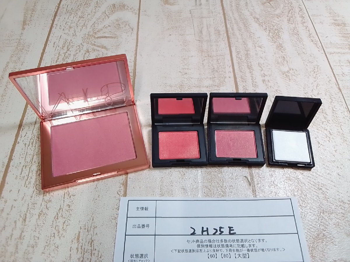 コスメ 《未使用品あり》NARS ナーズ 4点 ブラッシュ ミニ ライトリフレクティングセッティングパウダープレスト 2H25E 【60】_画像1