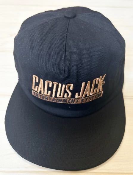 Travis scott トラヴィススコット cactus jack カクタスジャック キャップ 帽子 ブラック 黒_画像2
