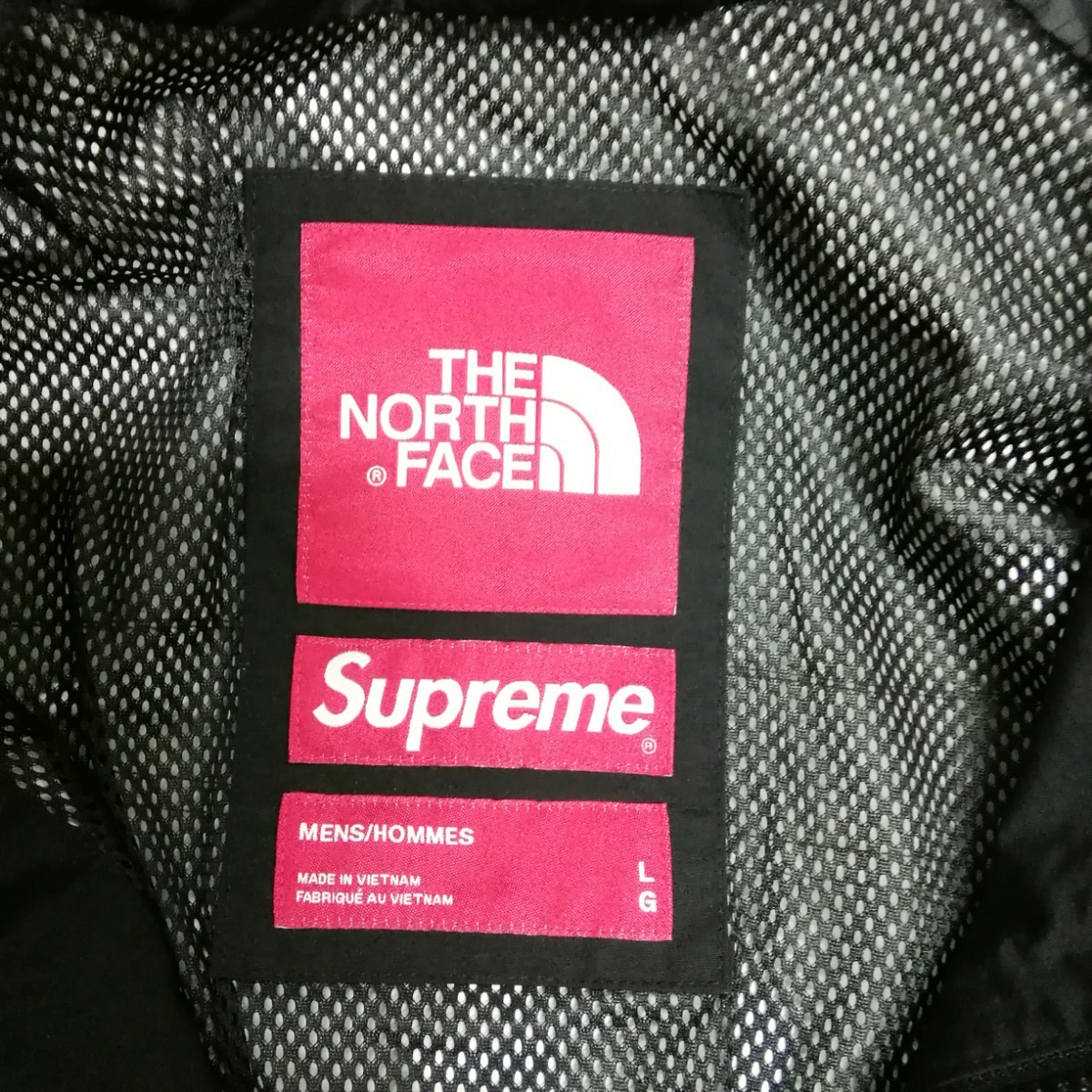 THE NORTH FACE×Supreme ノースフェイス×シュプリーム Cargo Jacket カーゴジャケット ブルゾン L ブラック メンズ_画像6