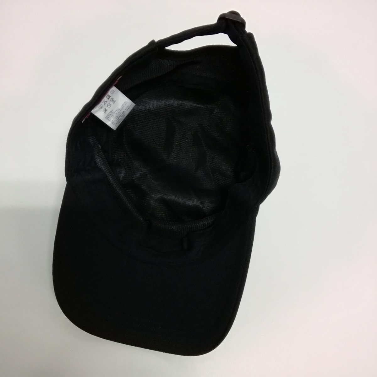 Kappa カッパ ワークキャップ 帽子 黒 ブラック系 ロゴ ゴルフ 57～59cm _画像7