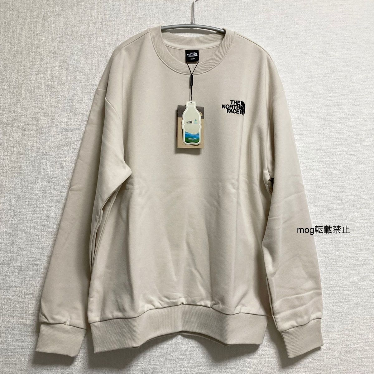 THE NORTH FACE 新品タグ付【L アイボリー】トレーナー クルー THE NORTH FACE 新品タグ付【L アイボリー】トレーナー クルー