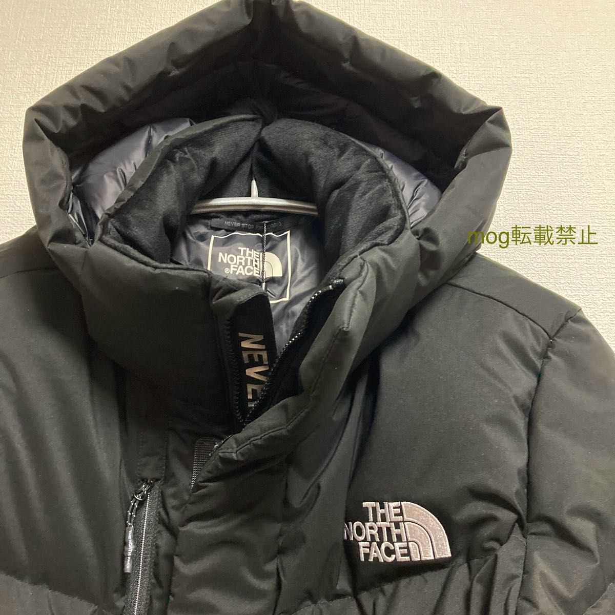 THE NORTH FACE 新品タグ付　韓国限定　ノースフェイスプレミアムダウンジャケット【メンズL】　黒