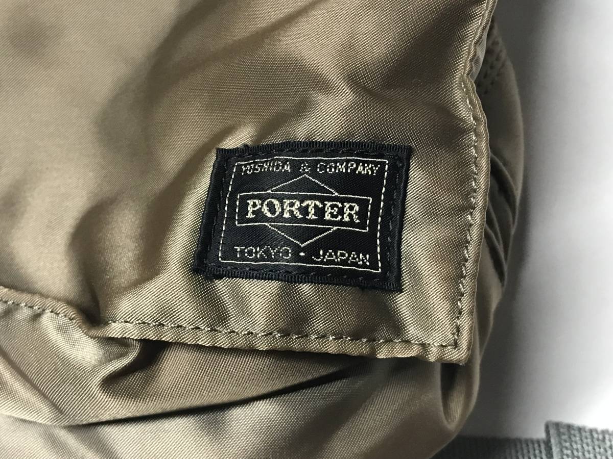 PORTER TANKER RUCK SACK ポーター タンカー リュックサック デイパック シルバー グレー 吉田カバン HEAD PORTER PX 622-79312_画像9