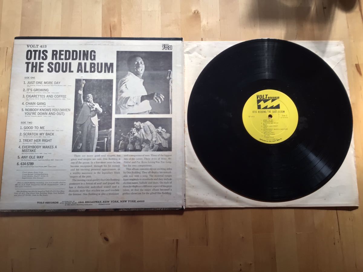 【LP】OTIS REDDING / THE SOUL ALBUM (VOLT S-413, SD-413) / STEREO / 66年US盤の画像2