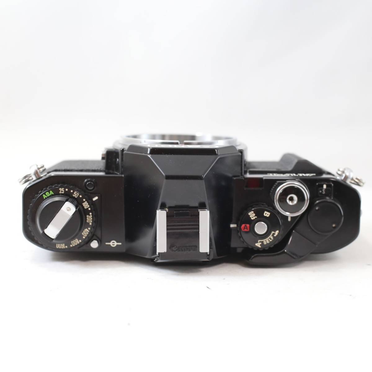 【外観良品/シャッターOK】キャノン Canon AV-1 ブラック Black フィルムカメラ ボディ (S408)_画像3