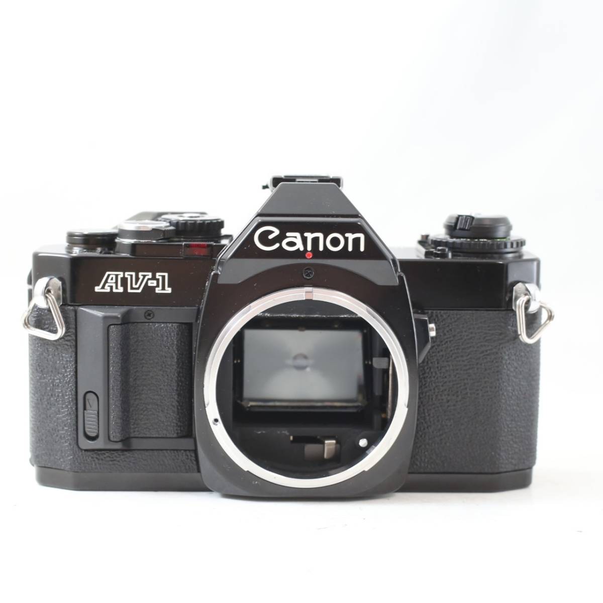 【外観良品/シャッターOK】キャノン Canon AV-1 ブラック Black フィルムカメラ ボディ (S408)_画像2