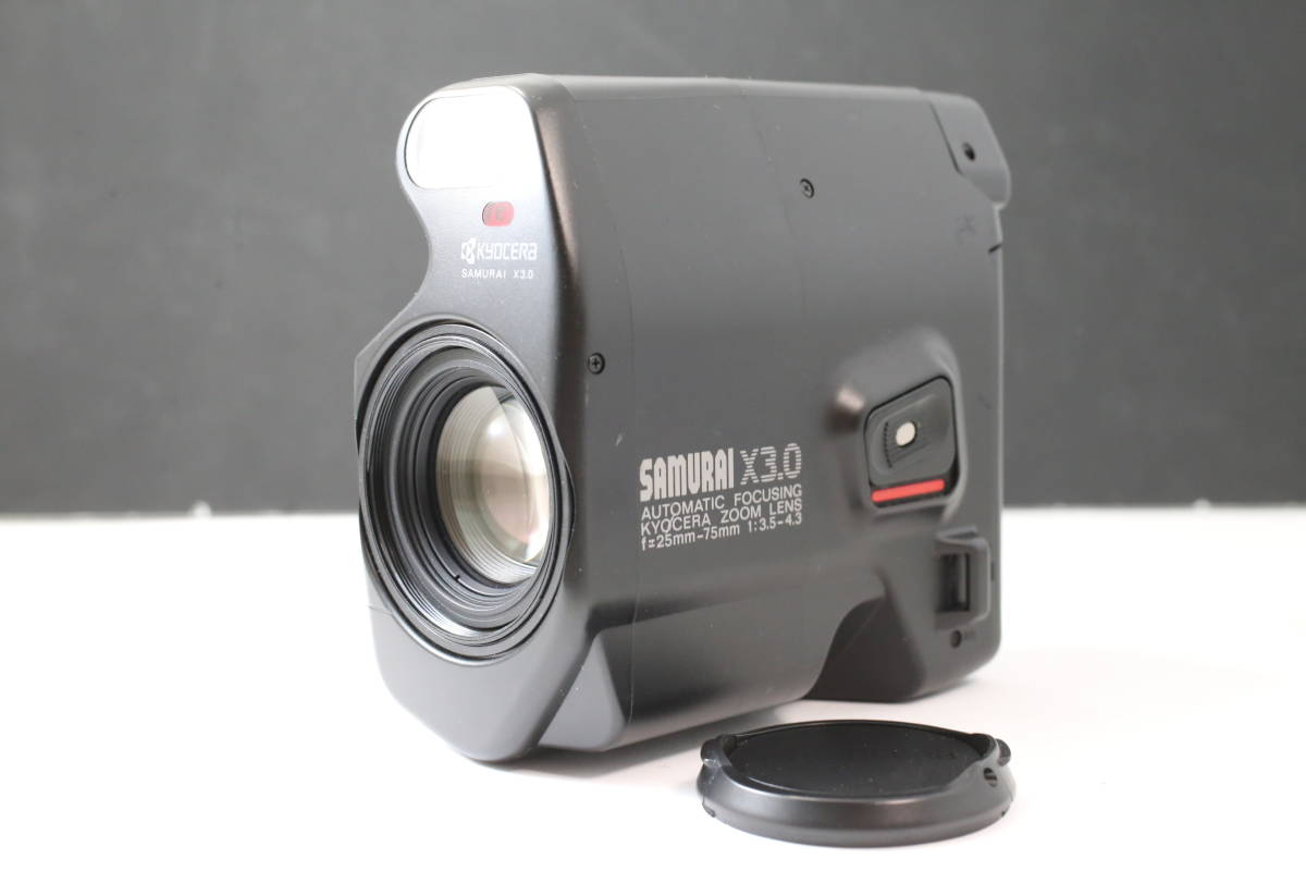 【実用/良品】サムライ KYOCERA SAMURAI X3.0 京セラ フィルムカメラ　25mm-75mm F3.5-4.3 (S328)_画像1