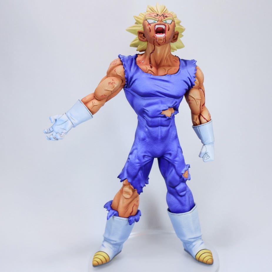 ドラゴンボール フィギュア リペイント 魔人ベジータ 一番くじ 原作カラー 魔人ブウ編 バビディdragonball figure repaint majin vegeta_画像3