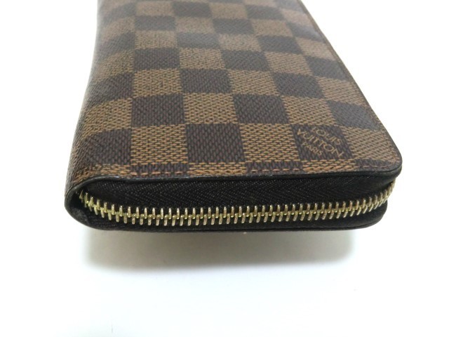 ◇良品LOUIS VUITTON　ルイヴィトン　ダミエ　ジッピー・ウォレット　N60015 ラウンドファスナー　長財布_画像4