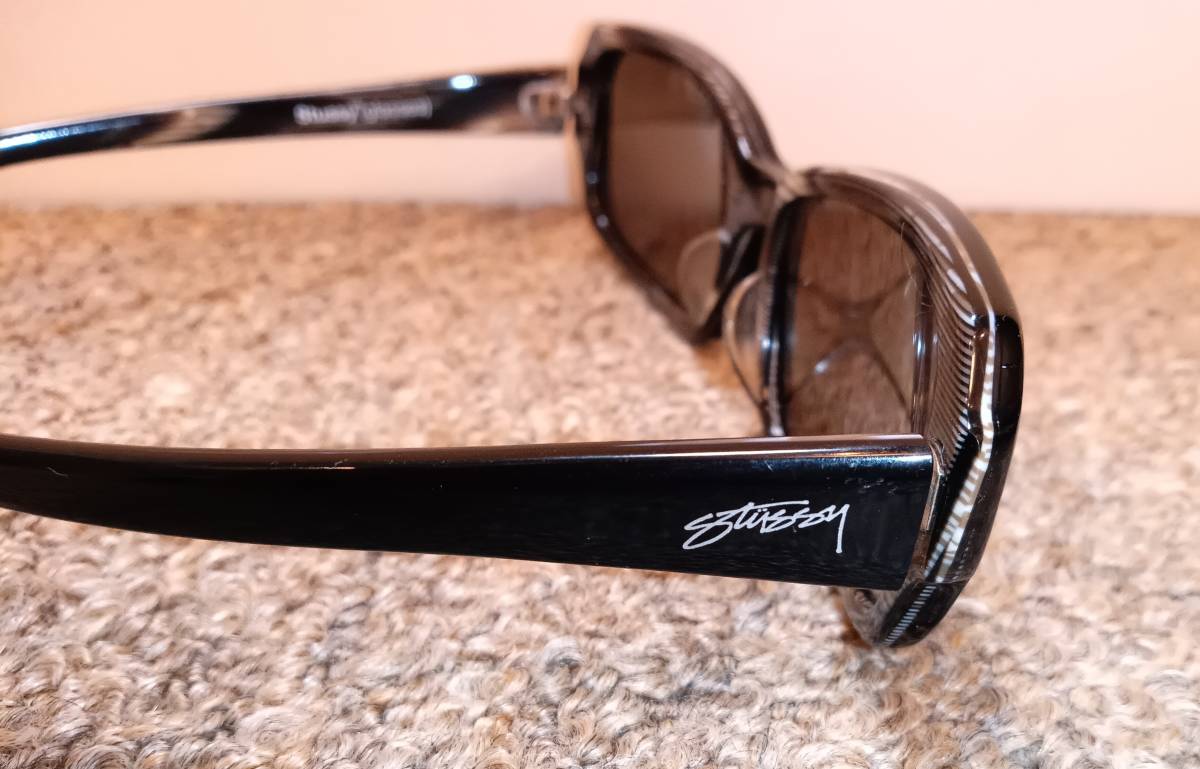 Stussy glasses ステューシー サングラス BRAIN 眼鏡 ビンテージ メガネ 中古　ファッション_画像6