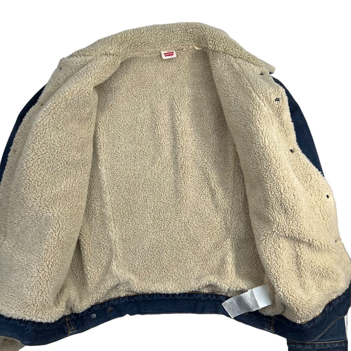 美品 LEVI'S VINTAGE CLOTHING リーバイス ヴィンテージクロージング ボアデニムジャケット サイズM LVC 72587-0001 60's復刻 名作 A2998_画像4