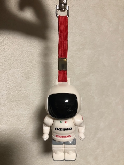 防犯ブザー　ASIMOセキュリティアラーム　未使用　HONDAのノベルティ　ロボットASIMO_画像2