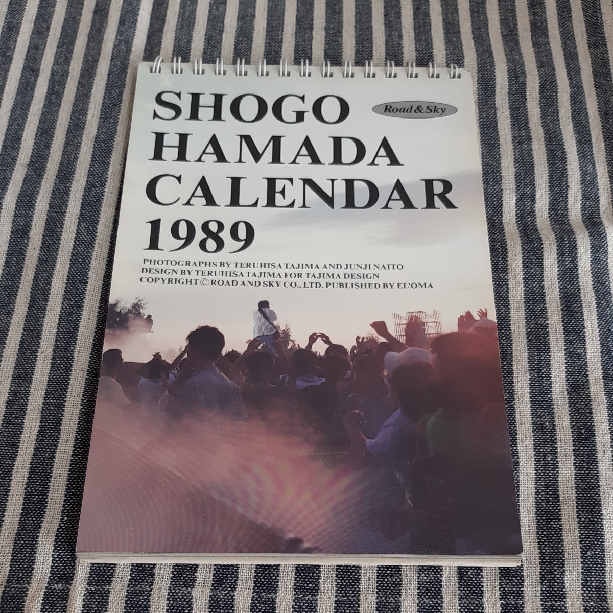 D8☆Road & Sky　SHOGO HAMADA CALENDAR 1989☆浜田省吾　カレンダー　1989☆_画像1