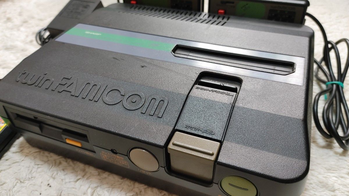 ツインファミコン後期 FFマーク ノイズフィルター付き 整備済み完動品