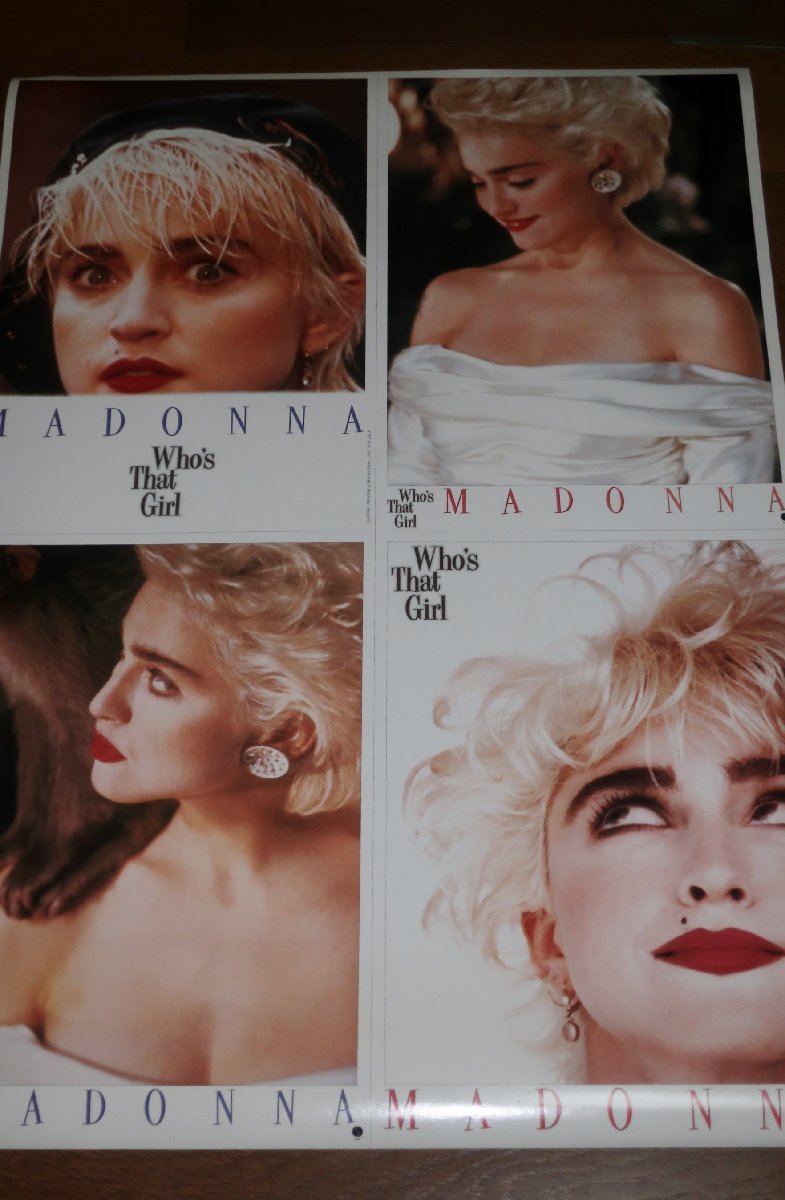 1121お3C■B2ポスター■MADONNA/Who's That Girl【CD特典？/非売品】マドンナ/ワーナー(送料300円【ゆ80】_画像1