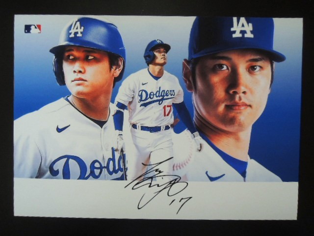 A4 額付き ポスター 大谷翔平 shohei ohtani ドジャース Dodgers 17 アート フォトフレーム_画像1