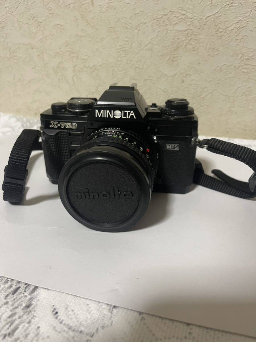 MINOLTA ミノルタX-700一眼レフカメラROKKOR 1:14f＝50mmレンズ＋SIGMA zoomレンズ2つ...詳細へ_画像1