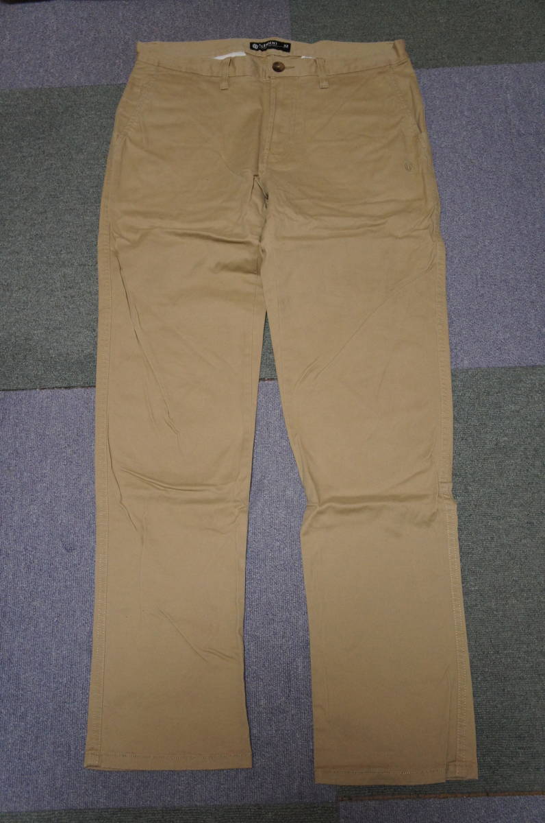  including postage new goods half-price and downward Element color pants stretch chino chinos beige used skateboard skateboard 