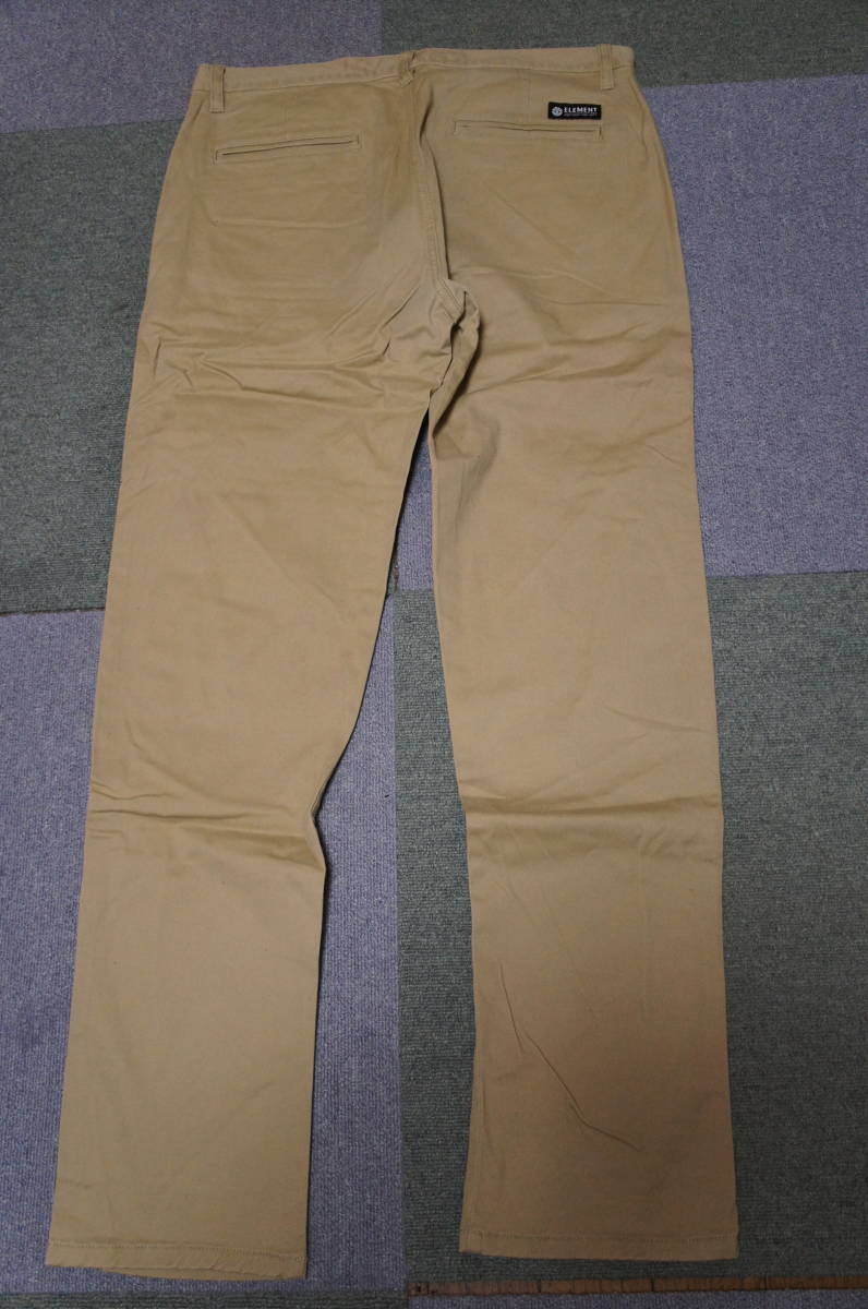  including postage new goods half-price and downward Element color pants stretch chino chinos beige used skateboard skateboard 