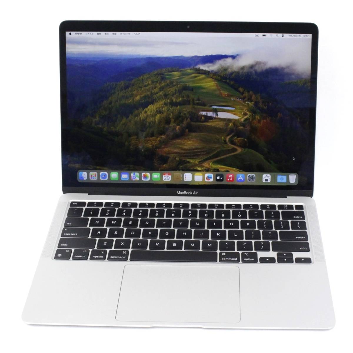 Apple【MacBook Air 10,1】A2337／シルバー／13.3インチ／M1,2020／16GB・512GB／BT最大容量100%／macOS Sonoma／2310-K0429V(NT)_画像1