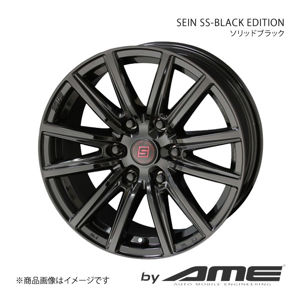 SEIN SS-BLACK EDITION アルミホイール1本 ノア/ヴォクシー 9#(2022/1～)【17×7.0J 5-114.3 +38 ソリッドブラック】 共豊_画像1