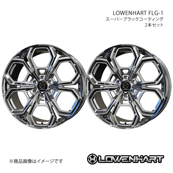 LOWENHART FLG-1 ホイール2本セット ランドクルーザー #JA300W(2021/8～)【22×10.0J 6-139.7 +50 スーパーブラックコーティング】 共豊_画像1