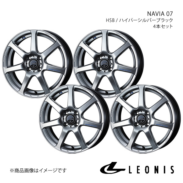 LEONIS/NAVIA 07 アルト/アルトエコ HA25S/HA35S アルミホイール4本セット【15×4.5J4-100 INSET45 HSB】0039555×4