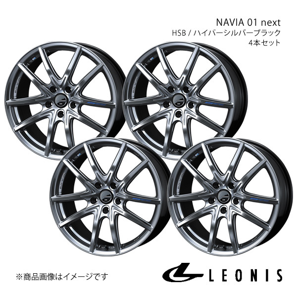 LEONIS/NAVIA 01 next ティアナ J32 アルミホイール4本セット【16×6.5J5-114.3 INSET40 HSB】0039687×4